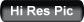 High resolution Picture button